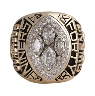 San Francisco 49ers Super Bowl XXIV Ring Presented to Former 49er Player RC Owens 